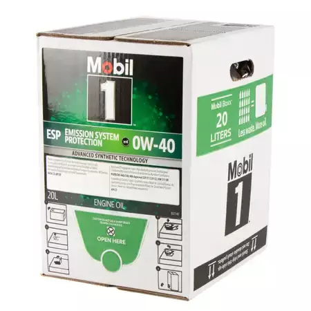 Mobil 1 ESP X4 0W-40 moottoriöljy 20L - Moottoriöljyt - 117-157816 - 1