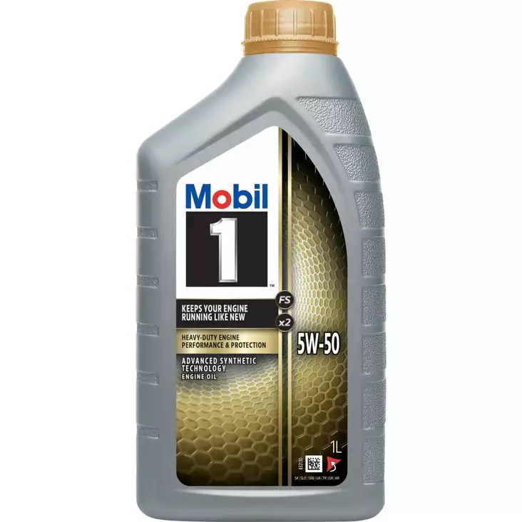 Mobil 1 FS X2 5W-50 moottoriöljy 1L - Moottoriöljyt - 117-157766 - 1