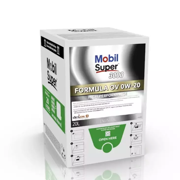 Mobil super 3000 formula 0V 0W-20 moottoriöljy 20L - Moottoriöljyt - 117-156286 - 1