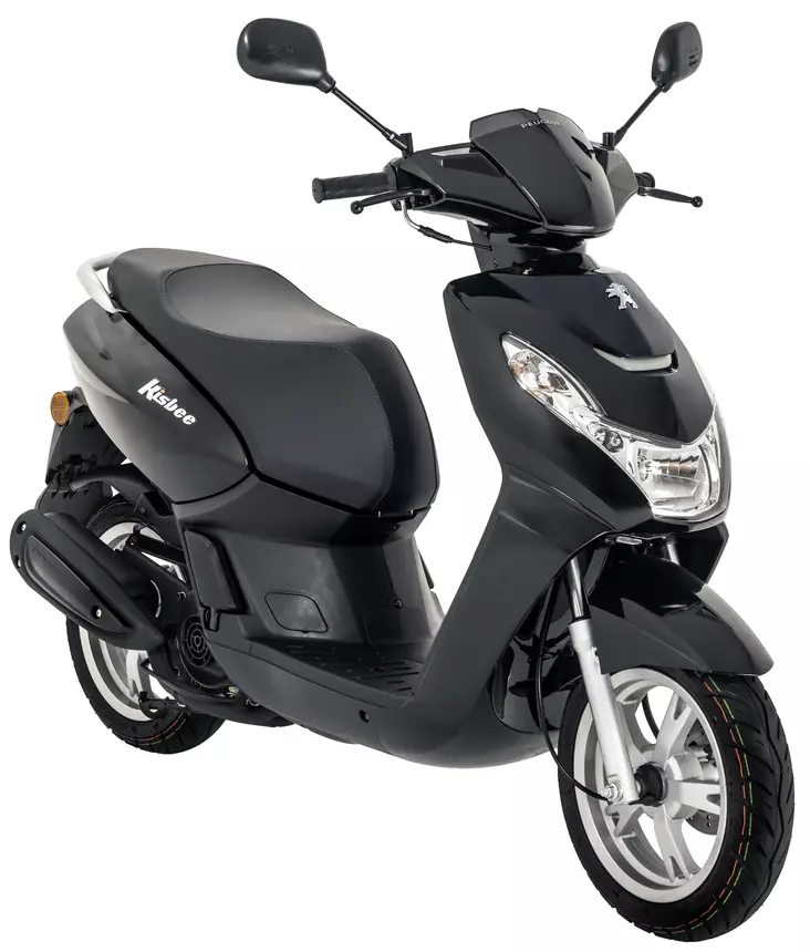 Peugeot Kisbee 50 E5+ musta skootteri - Mopot - KSBZ2DH6 - 1