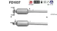 AS Hiukkassuodatin DPF | 098-FD1037 - Pakoputkien hiukkassuodattimet - 098-FD1037 - 1