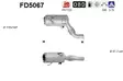 AS Hiukkassuodatin DPF | 098-FD5067 - Pakoputkien hiukkassuodattimet - 098-FD5067 - 1
