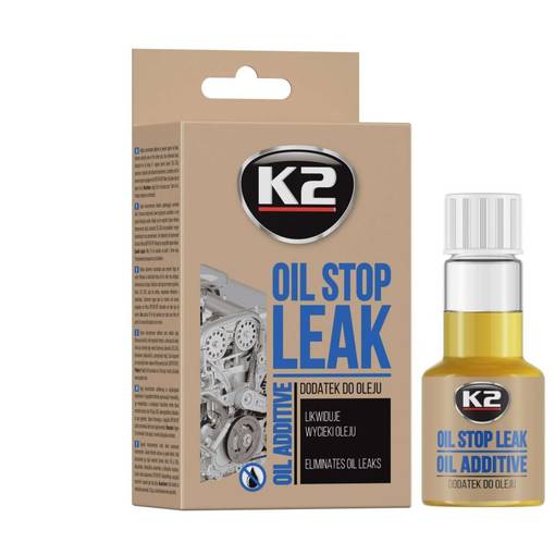 K2 Oil Stop Leak öljyvuotojen korjausaine 50 ml - Öljyn ja polttoaineen lisäaineet - K2-T377 - 1