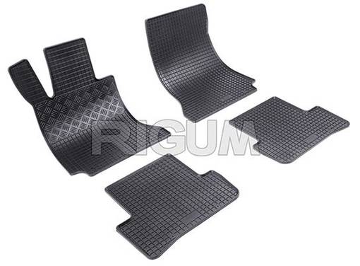 Kumimattosarja Mercedes-Benz C-sarja W204 2007-2014 - Mercedes Benz kumimattosarjat - 878-MER007 - 1