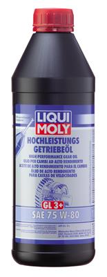 Liqui Moly vaihteistoöljy GL3+ 75W-80 1L - Manuaalivaihteistoöljyt - 107-4427 - 1