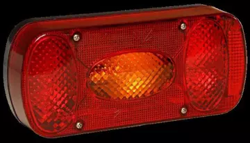 Aspöck takavalo Midipoint 2 vasen 218x98x57 mm - Peräkärryn valot - 24-3000-007 - 1