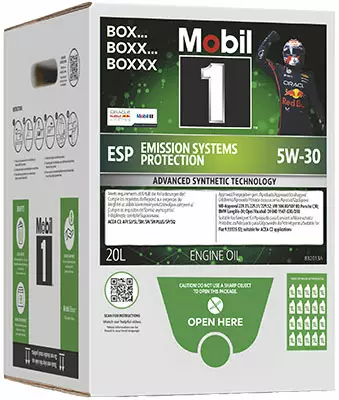 Mobil 1 ESP 5W-30 moottoriöljy 20L - Moottoriöljyt - 117-157797 - 1