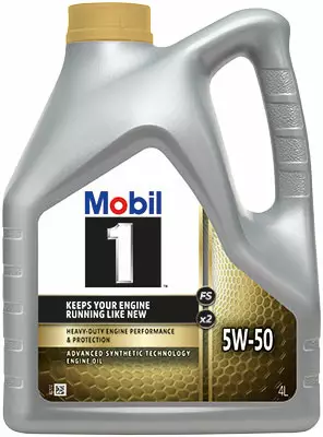 Mobil 1 FS X2 5W-50 moottoriöljy 4L - Moottoriöljyt - 117-157727 - 1
