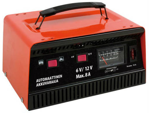 Akkulaturi 12 V 8 Ah - Akkulaturit ja apukäynnistimet - 945-70108 - 1