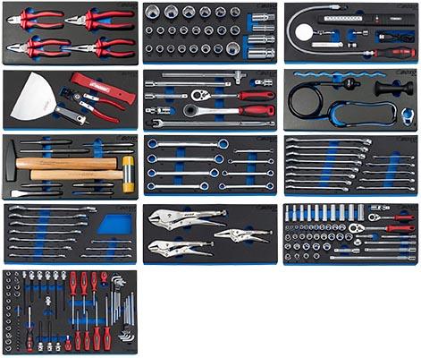 BOXO TYÖKALUSARJA TYÖKALUVAUNUUN VAG 188-OS. - Työkalumoduulit vaunuihin - 284-BX188 - 1