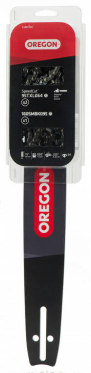 KETJU-LAIPPAPAKETTI 15" .325" 1,3MM LAIPPA + 2 KETJUA,HVA, OREGON - Ketju+laippa paketit - 578708 - 1