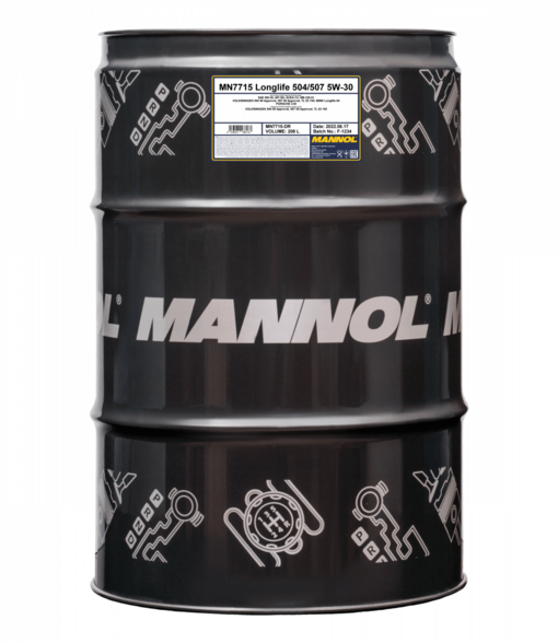 MANNOL 7715 5W-30 MOOTTORIÖLJY 208L - Moottoriöljyt - MN7715-208 - 1