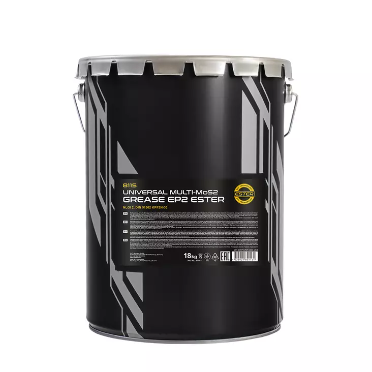 Mannol EP-2 Multi-MoS2 grafiitti vaseliini 18 kg - Voiteluvaseliinit - MN8115-18 - 1