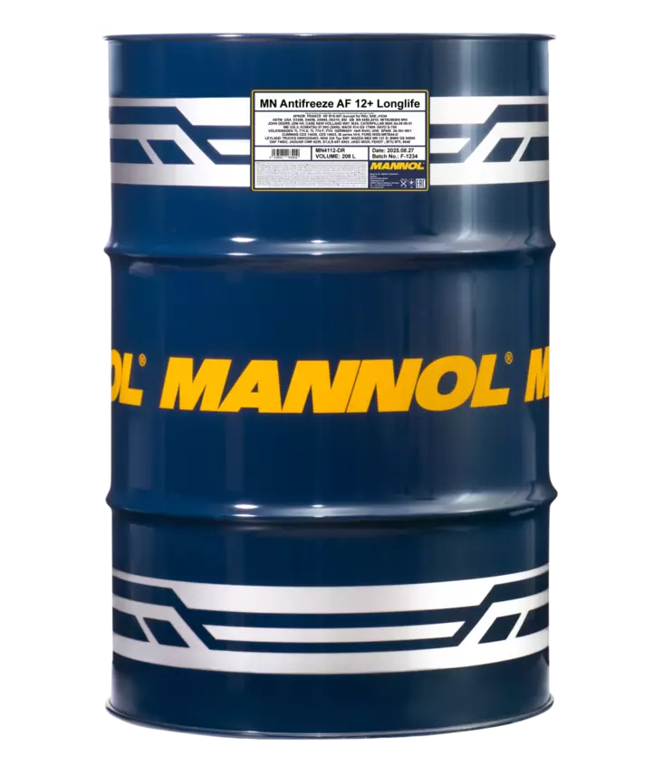 MANNOL JÄÄHDYTINNESTE PUNAINEN AF12+ LONGLIFE 208 L - Jäähdytinnesteet ja lisäaineet - MN4112-208 - 1