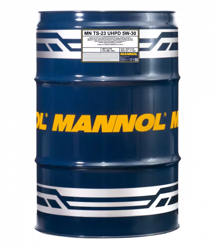 Mannol TS-23 UHPD 5W-30 moottoriöljy 208 L - Raskaankaluston moottoriöljyt - MN7123-208 - 1