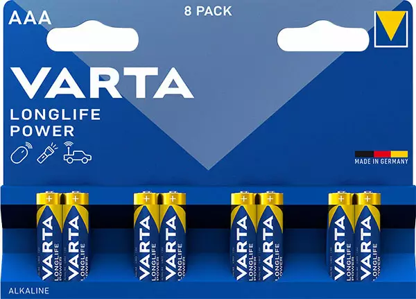 Paristo Longlife Power AAA 8 kpl - Paristot - 40-AAA-8 - 1
