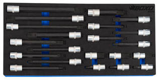 BOXO XZN-HYLSYSARJA 3/8" 21-OS. M5-M12 - Työkaluvaunut - 284-BX579 - 1