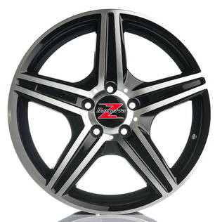 Zanardi BlackPolish 8x17 - 17" alumiinivanteet - VT62719 - 2