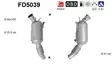 AS Hiukkassuodatin DPF | 098-FD5039 - Pakoputkien hiukkassuodattimet - 098-FD5039 - 1
