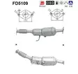 AS Hiukkassuodatin DPF | 098-FD5109 - Pakoputkien hiukkassuodattimet - 098-FD5109 - 1