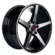 Capitano Black Polished 8.5x19 - 19" alumiinivanteet - VT172579 - 3