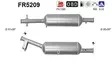 Citroën / Opel / Peugeot DPF hiukkassuodatin | AS 098-FR5209 - Pakoputkien hiukkassuodattimet - 098-FR5209 - 1