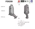 Toyota DPF hiukkassuodatin | AS 098-FD5259 - Pakoputkien hiukkassuodattimet - 098-FD5259 - 1