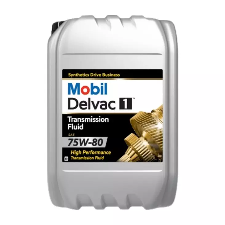 Mobil delvac 1 TF 75W-80 vetopyörästö 20L - Raskaankaluston vaihteisto- ja peräöljyt - 117-155219 - 1