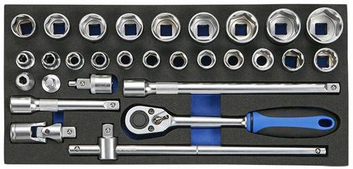 BOXO HYLSYSARJA 1/2" MM - Työkaluvaunut - 284-BX003A - 1