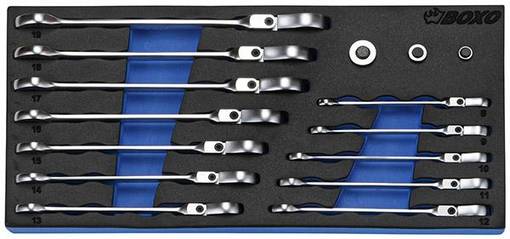 BOXO RÄIKKÄLENKKISARJA NIVELELLÄ 8-19MM - Työkaluvaunut - 284-BX022A - 1