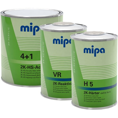 Mipa filleripaketti vaalean harmaa 5 L - Auton pohjamaalit - MIPAFILLERVH - 1