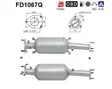 AS Hiukkassuodatin DPF SiC | 098-FD1067Q - Pakoputkien hiukkassuodattimet - 098-FD1067Q - 1