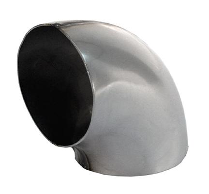 Pakoputken mutka 90° 3 1/2" lyhyt ruostumaton - 3 1/2" pakoputket - 091-U038990R - 1