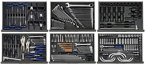 TYÖKALUSARJA RASKAALLE KALUSTOLLE 291 OSAA - Työkalumoduulit vaunuihin - 285-TKR - 1