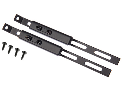 Lisävalon säätötuki 200 mm 2 kpl musta ruostumaton teräs - Valaistus - 1605-NS32RST - 1