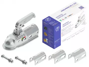 Steelpress kuulakytkin 35-50 MM 2300 KG yleismalli - Peräkärryn kuulakytkimet - 125-230U - 1